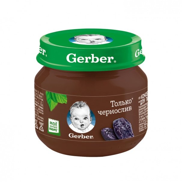 Фруктовое пюре Gerber® «Чернослив»