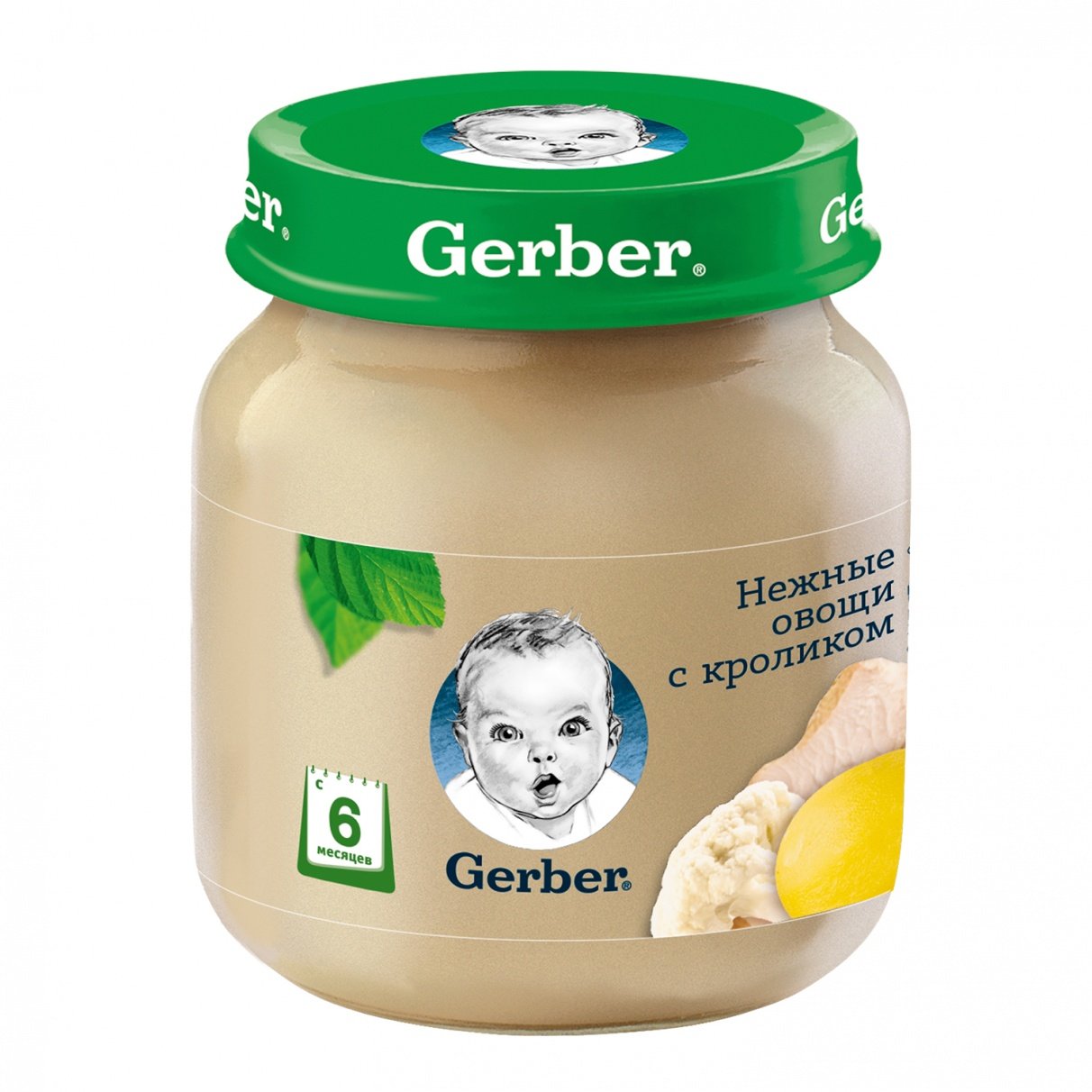 Gerber® пюре «Нежные овощи c кроликом», с 6 месяцев